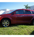 dodge journey 2010 dk  red suv r t gasoline 6 cylinders front wheel drive automatic 33157
