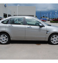 ford focus 2008 gray sedan se gasoline 4 cylinders front wheel drive automatic with overdrive 77532