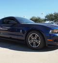 ford mustang 2010 dk  blue coupe v6 premium gasoline 6 cylinders rear wheel drive 6 speed manual 77505