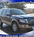 ford expedition 2013 kodiak bwn met suv king ranch lariat flex fuel 8 cylinders 2 wheel drive shiftable automatic 75041