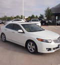 acura tsx 2009 white sedan w tech pckg gasoline 4 cylinders front wheel drive automatic 76137