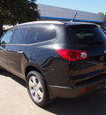 chevrolet traverse 2012 black lt gasoline 6 cylinders front wheel drive automatic 75075