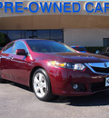 acura tsx 2010 dk  red sedan gasoline 4 cylinders front wheel drive automatic 75075