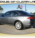acura tsx 2008 gray sedan gasoline 4 cylinders front wheel drive automatic 77546