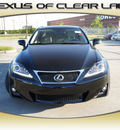 lexus is 250 2011 black sedan gasoline 6 cylinders rear wheel drive automatic 77546