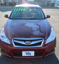 subaru legacy 2012 red sedan 2 5i premium gasoline 4 cylinders all whee drive cont  variable trans  55811