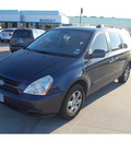 kia sedona 2007 blue van gasoline 6 cylinders front wheel drive shiftable automatic 77090