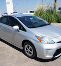 toyota prius 2012 silver hatchback four hybrid 4 cylinders front wheel drive cont  variable trans  76087