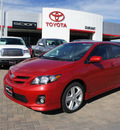 toyota corolla 2013 red sedan s gasoline 4 cylinders front wheel drive automatic 76087