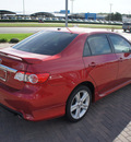 toyota corolla 2013 red sedan s gasoline 4 cylinders front wheel drive automatic 76087