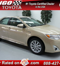 toyota camry hybrid 2012 tan sedan xle hybrid 4 cylinders front wheel drive automatic 91731