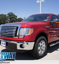 ford f 150 2012 red candy xlt flex fuel 8 cylinders 2 wheel drive automatic 75062