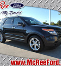 ford explorer 2011 black suv limited gasoline 6 cylinders 2 wheel drive automatic with overdrive 77539