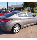 hyundai elantra 2013 dk  gray sedan limited gasoline 4 cylinders front wheel drive automatic 77074