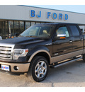 ford f 150 2013 black lariat gasoline 6 cylinders 4 wheel drive shiftable automatic 77575