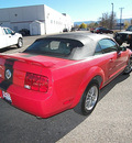 ford mustang 2005 red gasoline 6 cylinders rear wheel drive automatic 81212