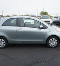 toyota yaris 2009 blue green hatchback gasoline 4 cylinders front wheel drive automatic 19153