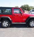 jeep wrangler 2012 red suv sport gasoline 6 cylinders 4 wheel drive standard 78016