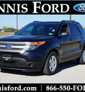 ford explorer 2011 black suv gasoline 6 cylinders 2 wheel drive automatic 75119