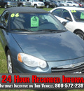 chrysler sebring 2006 green gtc gasoline 6 cylinders front wheel drive 4 speed automatic 99212