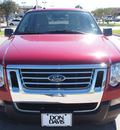 ford explorer sport trac 2010 dk  red suv xlt gasoline 6 cylinders 2 wheel drive automatic with overdrive 76018