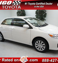 toyota corolla 2013 white sedan le gasoline 4 cylinders front wheel drive automatic 91731