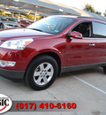 chevrolet traverse 2012 red lt gasoline 6 cylinders front wheel drive automatic 76051
