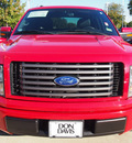 ford f 150 2010 red fx2 flex fuel 8 cylinders 2 wheel drive automatic 76011