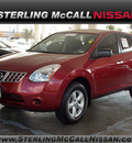 nissan rogue 2010 red suv s gasoline 4 cylinders front wheel drive automatic with overdrive 77477