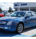 ford fusion 2009 dk  blue sedan v6 sel gasoline 6 cylinders front wheel drive automatic 77094