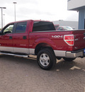 ford f 150 2013 red xlt gasoline 6 cylinders 4 wheel drive automatic 78861
