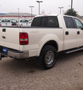 ford f 150 2007 white lariat flex fuel 8 cylinders 4 wheel drive automatic 78861