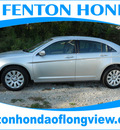 chrysler 200 2011 silver sedan lx gasoline 4 cylinders front wheel drive automatic 75606