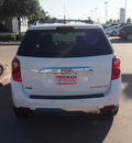 chevrolet equinox 2011 white ltz 6 cylinders automatic 76053