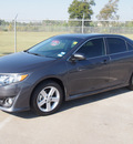 toyota camry 2012 gray sedan se gasoline 4 cylinders front wheel drive automatic 77338