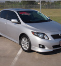 toyota corolla 2010 silver sedan s gasoline 4 cylinders front wheel drive automatic 77338