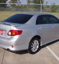 toyota corolla 2010 silver sedan s gasoline 4 cylinders front wheel drive automatic 77338