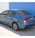 honda civic 2009 blue sedan gasoline 4 cylinders front wheel drive automatic 78505