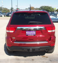jeep grand cherokee 2013 red suv overland gasoline 6 cylinders 2 wheel drive automatic 76051