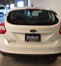 ford focus 2012 white hatchback sel flex fuel 4 cylinders front wheel drive automatic 75219