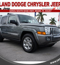 jeep commander 2007 gray suv limited gasoline 8 cylinders rear wheel drive automatic 33157