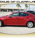 lexus is 250 2010 red sedan gasoline 6 cylinders all whee drive automatic 77546