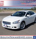 nissan maxima 2012 white sedan gasoline 6 cylinders front wheel drive automatic 78502
