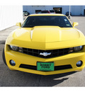chevrolet camaro 2010 yellow coupe lt gasoline 6 cylinders rear wheel drive 6 speed manual 77531