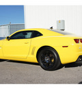 chevrolet camaro 2010 yellow coupe lt gasoline 6 cylinders rear wheel drive 6 speed manual 77531