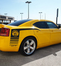 dodge charger 2007 yellow sedan srt 8 gasoline 8 cylinders rear wheel drive automatic 76011