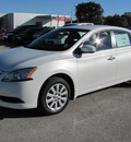 nissan sentra 2013 white sedan sv 4 cylinders front wheel drive cont  variable trans  33884