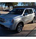 honda pilot 2013 silver suv ex l w dvd gasoline 6 cylinders front wheel drive automatic 77339