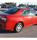 toyota corolla 2011 red sedan le gasoline 4 cylinders front wheel drive automatic 76543