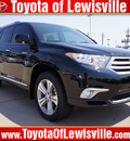 toyota highlander 2012 black suv limited gasoline 6 cylinders all whee drive automatic 75067